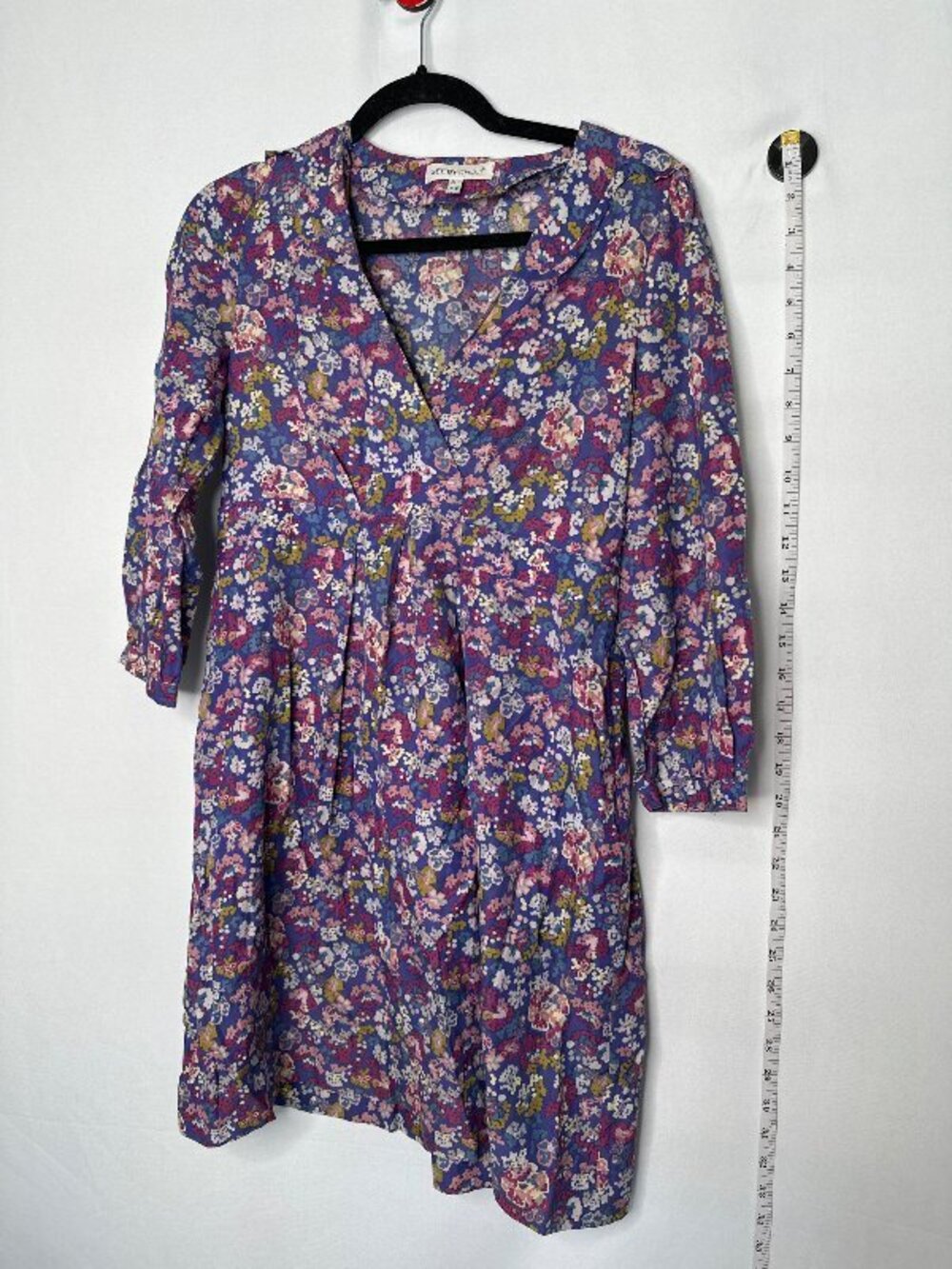 See By Chloé Floral V-Neck Three-Quarter Sleeve Dress 4 Cottagecore Boho